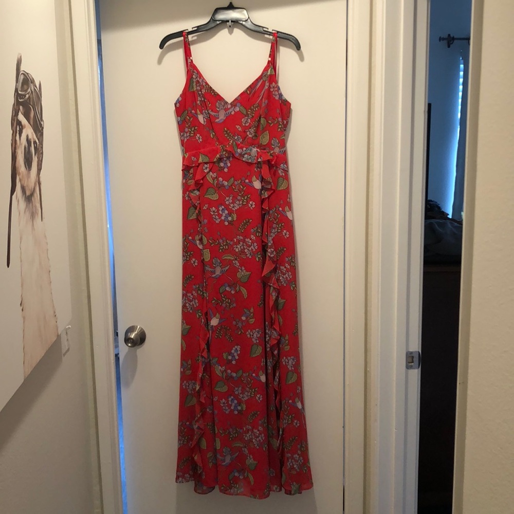 Nanette Lepore chiffon maxi dress